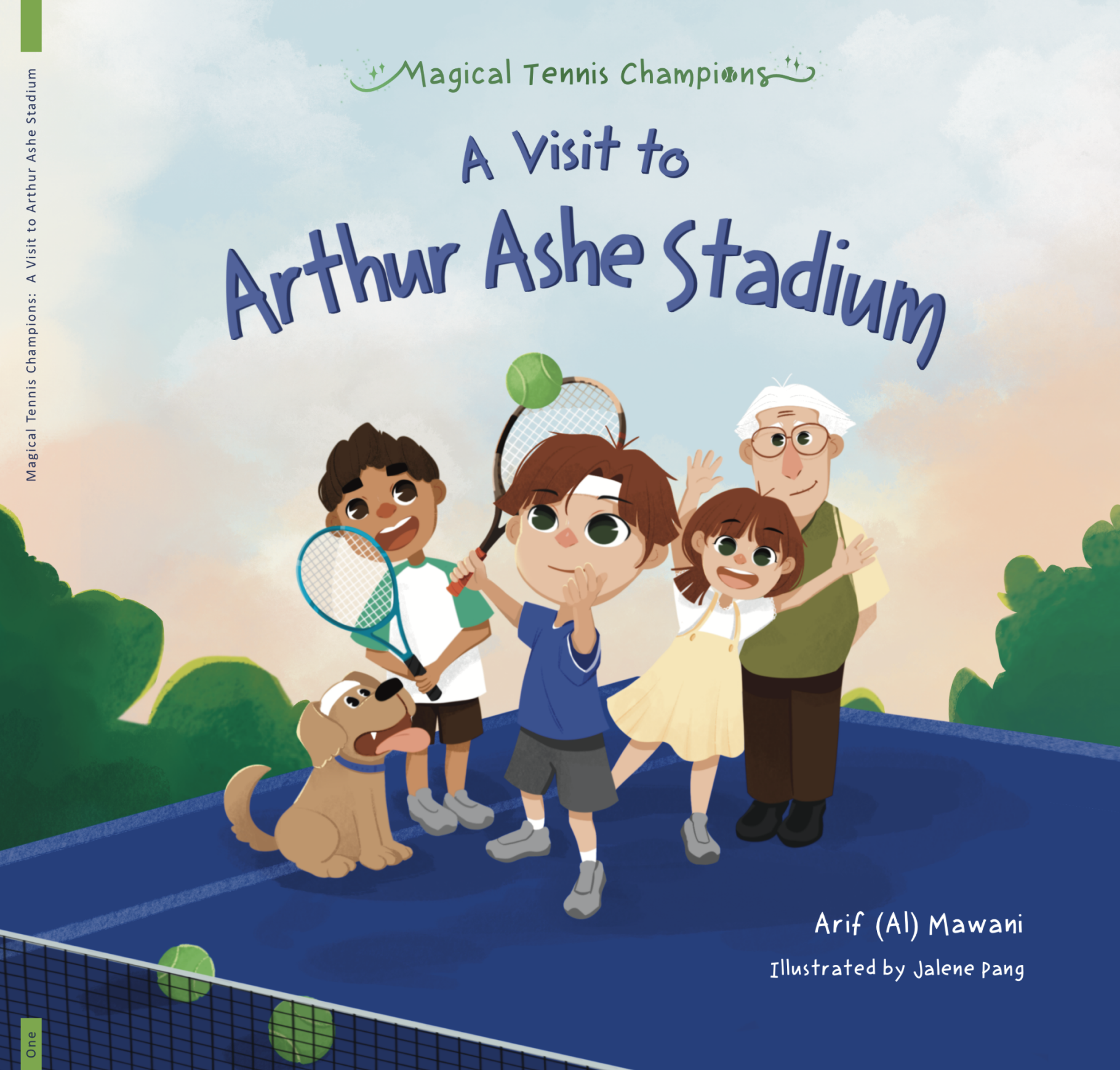 Cover of book titled A Visit to Arthur Ashe Stadium